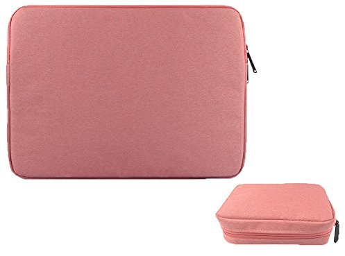 Ultradünne Wasserfeste Schutzhülle Für Laptops/Ultrabooks In Vielen Farben Erhältlich Mit Einer Kleinen Tasche Pink 14