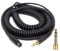 Rhinenet Verlängerung DJ Spiralkabel für AKG Q701 K702 K271 K272 K240 MKII K242 K267 K141 K171 Kopfhörer Kabel