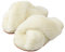 Hitopteu Pantofole Donna Peluche Casa Scarpe Bambini Invernali Slippers Ciabatte Aperta Pantofole Pelose Fluffy Infradito bianca EU 41/42 per la dimensione dell'etichetta 42/43