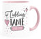 SpecialMe® Tasse Lieblings-Tante personalisierbar mit Namen persönliche Geschenke kleines Dankeschön inner-rosa Keramik-Tasse