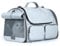FUKUMARU Transportbox Katzen, Faltbare Tragetasche, Hundetasche mit Reisetasche, Transporttasche für Katzen/Hunde bis 22 kg, Hellgrau, groß