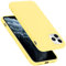 Cadorabo Custodia Compatibile con Apple iPhone 11 PRO in Liquid Giallo - Morbida Cover Protettiva Sottile di Silicone TPU con Bordo Protezione - Ultra Slim Case Antiurto Gel Back Bumper Guscio