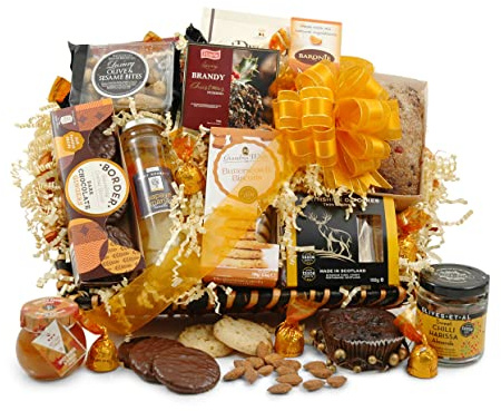 Christmas Joy Food Hamper Basket - Luxury Xmas Food Hamper - Personal or Corporate Christmas Hamper