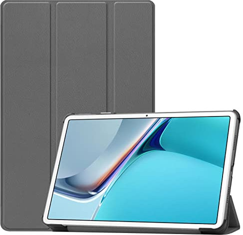 FanYuan Case for Lenovo Tab K10, Premium Leather Flap Tablet Case, with Stand Function Auto Wake/Sleep, Cover for Lenovo Tab K10.(Grey)