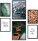 Nacnic Set 6 Winterberg Plakate - Wandbild Kunstdruck Deko Posters & Prints - Inneneinrichtung im Kunstgalerie - A3 und A4 - ungerahmt