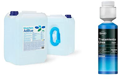 Pack Adblue 10 litros + Auxol Tratamiento urea 2 en 1 Diesel 250ml bateria