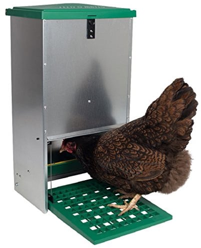 Olba Geflügelfutterautomat Feedomatic bis zu 12kg Futter, Hühner,Puten, Gänse, Enten
