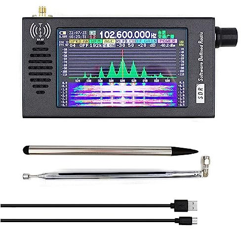 Tragbares Digitales Multiband Kurzwelle Radio für DSP Empfänger, 4.3'' Touch Screen CW/AM/SSB/WFM, Kurzwellenempfänger Mit Aluminiumlegierung