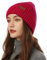 ineepor Wintermütze Herren Damen Merino Mütze Winter Wollmütze Strickmütze Kurz Beanie Hat Mit Fleece Futter Thermo Gefütterte Unisex Weich Warme