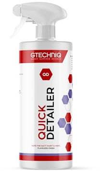 Gtechniq Quick Detailer Spray Car Polish Removes Fingerprints and Watermarks, Detailing Spray Suitable for Bodywork 1L, Car Accessories for Car Detailing Kit