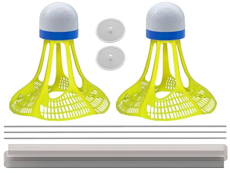Badminton-Rebound-Trainer, leuchtet im Dunkeln, Badminton kann auch Badminton im Dunkeln genießen, Badmintonübungen zu Hause, perfekt für Indoor-Übungen