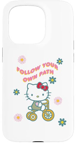 Hülle für iPhone 15 Pro Folge deinem eigenen Weg mit Hello Kitty