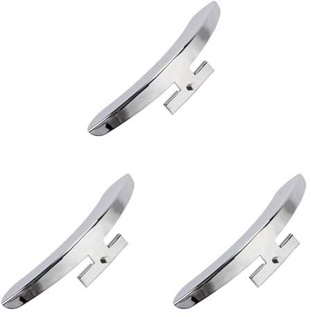 SAFIGLE 3stücke Zinklegierung Banjo Armlehne Einbeinige Ersatzteile Für Vintage-banjos Poliert Mit Spiegel-finish Geeignet Für Zwei Rim Hooks Langlebig