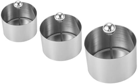 Alipis 1juego Molde Inoxidable Para Fríos y Postres De Utensilios De Cocina y Empujadores Herramienta De Emplatado Para Presentaciones Elegantes