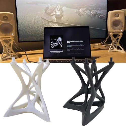 para Genelec 8010/G1 Soporte de Montaje Soporte de sobremesa Impresión 3D 2 PCS para Genelec 8010/G1 Altavoz (Black)