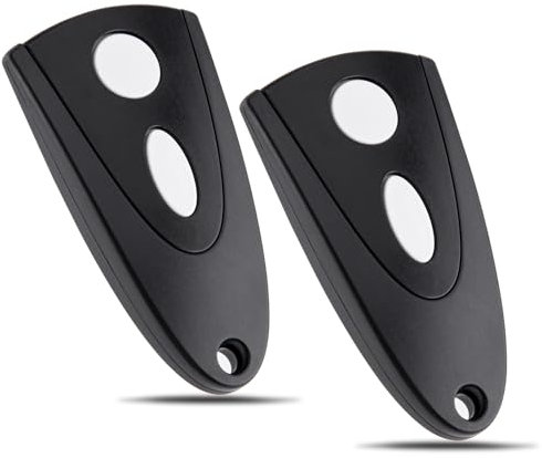 AKVF 2 Pack Émetteur Porte De Garage Compatible avec Novoferm Novotron 502 MAX43-2 512 MIX43-2 MNHS433-2, 433,92MHz