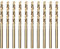 Meccion HSS Cobalt Jobber Drill Bit for Drilling Stainless Steel and Metal (4.2mm x 75mm x 10pcs)
