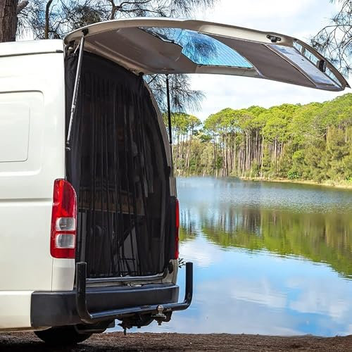 AVSMGP zanzariera Magnetica per Furgone zanzariera per Camper Tende per Camper zanzariera per Auto per furgoni, Camper, Camper di Facile Installazione,130cm×100cm