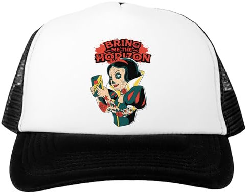 DAMBOTEE BMTH 1 Unisex Kinder Weiße Baseballmütze Verstellbare Größe Unisex Kid White Baseball Cap Adjustable Size