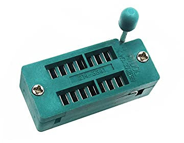 2pieces IC Test Universal ZIF Socket 14pin 14 pin dip 2.54mm IC Socket Pitch