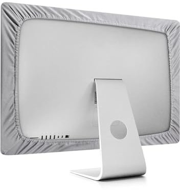 21 Inch 27 Inch Computer Dust Cover Elastic Closing Soft Monitor Protector Dustproof Cover For Imac Display LCD Screen(27 inch silver)