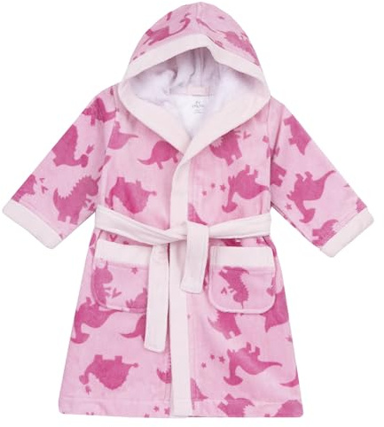 Accappatoio Bambine e ragazze in Morbida Spugna con Comoda Cintura e Pratico Cappuccio FW25 253