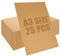 SHUESS 25 Pcs A3 MDF Wood Boards for Crafts - 3mm Thick MDF Sheets with Smooth Surface - 42 x 30cm Medium Density Fibreboard Unfinished Wood Board - MDF Panels for Cutting, Painting, Modelling