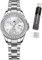 OLEVS Damen-Armbanduhr, kleines Handgelenk, Rotgold, Diamant-Zifferblatt, Quarzuhr, modisch, nachtleuchtend, wasserdicht, analoge Uhr für Frauen, Romantisches Geschenk für Freundin, 9945 - Weiße