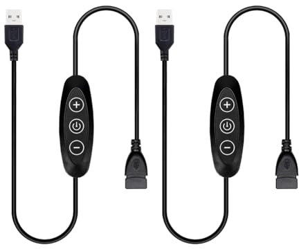 Pqahffowr Variateur d'intensité pour lumières LED 5 V USB