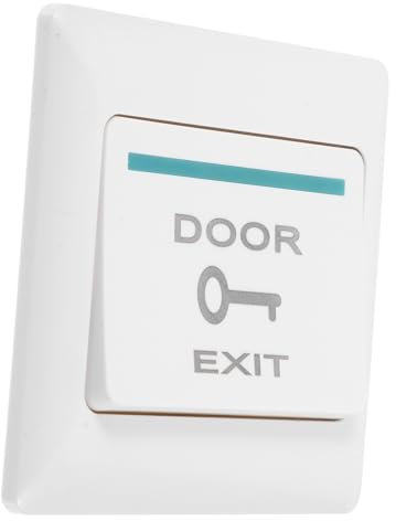 BAZEITFLOW Push-to-exit-taster Panel Für Türzugangskontrolle Robuste Wandplatte Für Türöffner Für Büros Cafés Restaurants Und Mehr Installieren Und Langlebig