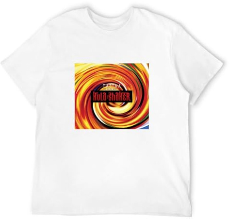 GOUDIDAO Men's Kula Shaker Tattva T-Shirts White S