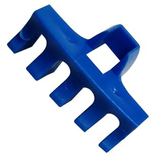 LIXSAZSE Badminton Restring Rackets Accessories Innovative Providing Enhanced Stability Under Tension Badminton Racquet Load Spreader Adapter Stringing Machine Tool.Made Of PVC, Blue, 3.5x1.5x1cm