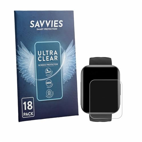 Savvies 18 Stück Schutzfolie für Dakofied D1B Displayschutz-Folie Ultra-Transparent