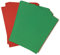 House of Card & Paper Weihnachtskarte, A4, 210 x 297 mm, Rot/Grün, 100 Blatt