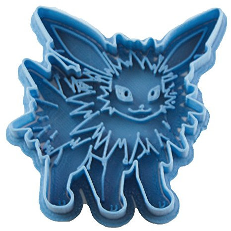 Cuticuter Jolteon Pokémon Cookie Cutter, Plastic, Blue, 8x7x1.5cm