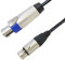 *TOUR GRADE* Van Damme Speakon to Female XLR PA Speaker Cable. Metal Neutrik Lead (10m)