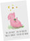 Mr. & Mrs. Panda Postkarte Schwein Glück - Geschenk, Geschenkkarte, Grußkarte, Einladung, Gute Laune, Tiere, lustige Sprüche, Schweinchen,