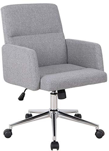 SixBros. Bürostuhl Grau Stoff CX1320L/8324