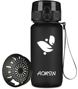 AORIN Gourde Sport - 350ml - BPA-Free & Anti-Fuite Flip/Appliquer à Bouteille d'eau pour Enfant,Adultes,Salle de Sport, Sport de Plein air