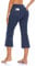 MOVE BEYOND Donna Pinocchietti Bootleg da Yoga con 4 Tasche a Vita Alta Controllo di Pancia, Blu, M