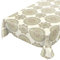 ANRO Tischdecke Wachstuch abwaschbar Wachstuchtischdecke Wachstischdecke Mandala Ornamente Grün-Creme 220x140cm