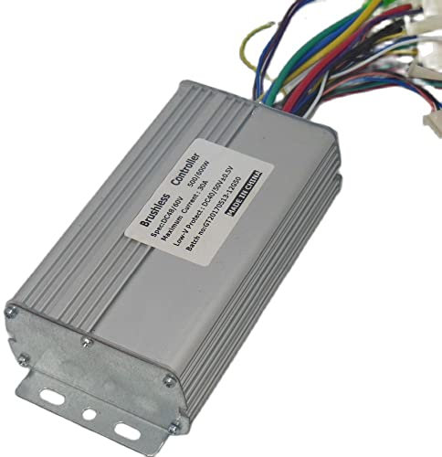 TANGZHIMI E-Bike-Controller 6. 0V 500W E. -Bike Brushless Motor Controller Geschwindigkeitsantrieb Brushed Motor Controller