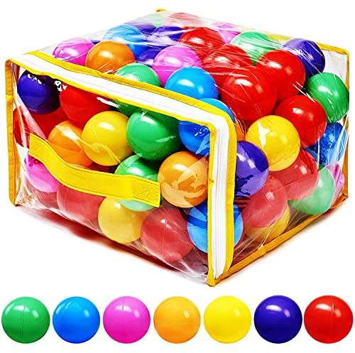 Hovenlay Ball Pit Balls, Plastic Toy Balls for Babies, Toddlers and Kids