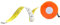 WINTAPE 2m Massband Körper 200 cm / 80 inch, Maßband mit Automatischem Einrollen, Measuring Tape, Schneidermaßband, zum Messen der Durchmesser in mm (orange)