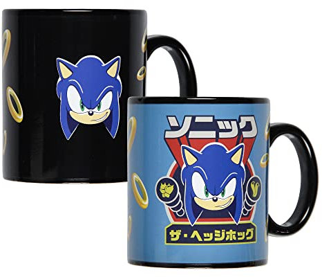 Sonic The Hedgehog Design Tasse für Tee, Kaffee, Getränke, 473 ml