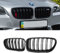 PAISEN Kühlergrill für 5er F10，Zubehör Sport Frontgrill，Glanz Schwarz Doppelsteg Sport Kühlergrill，für 5er F10 F11 F18 520d 530d 540i 2010-2017
