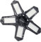 YUMILI Lampe de Garage à LED - Plafonnier de Garage Pliant, E27 20W 1500LM Lampe d'atelier d'entrepôt à 5 Feuilles pour entrepôt, Garage, Couloir, 85‑265V