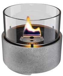 Cafe 14 Lava Porcelain lavakeramik grau tischfeuer tenderflame Ø 14,2 x 13,5 cm