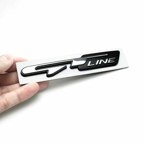 GTLine Schriftzug 3D Emblem passend für KIA Peugeot Sticker Aufkleber GT Line