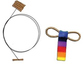 CAT DANCER Bowtie Chaser and Interactive Toy Combo - Fun and Fitness for Your Furry Friend - Engaging Paper Wand and Bowtie for Playful Cats (Pack of 3)